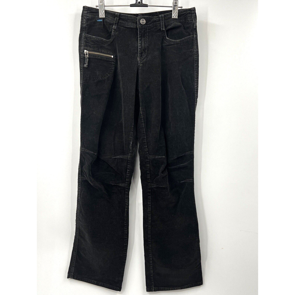 Kuhl‎ Pants Womens Size 6 Brown Couduroy Pocket Zipper Straight Leg Casual